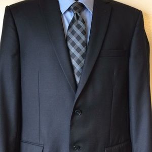 JOS A BANK Joseph Navy Sport Jacket 42L Slim Fit